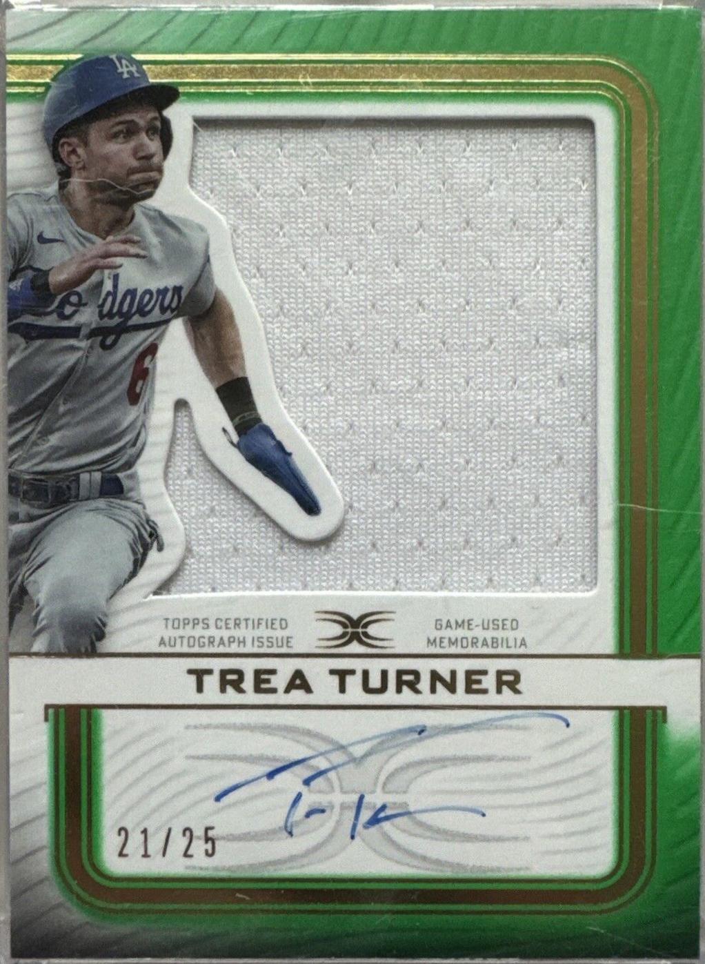 Trea Turner #DPC-TT Baseball Cards 2023 Topps Definitive Patch Collection