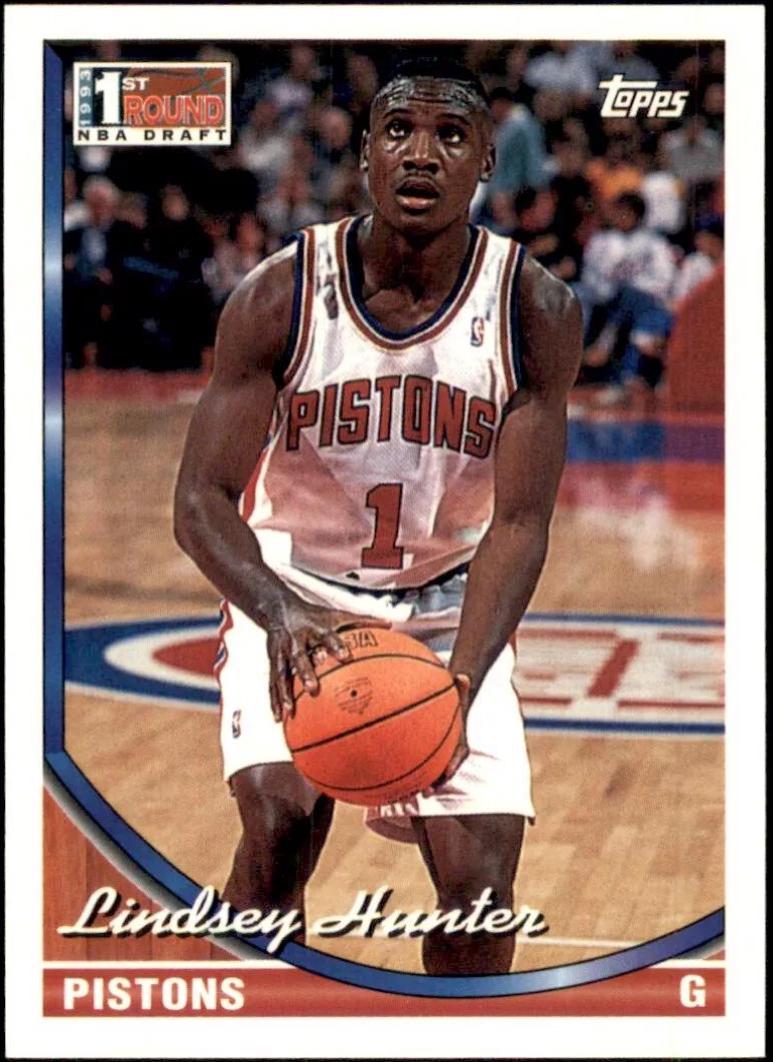 Lindsey Hunter #331 Basketball Cards 1993 Topps