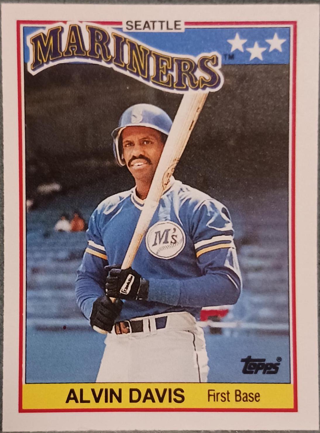 Alvin Davis #17 Baseball Cards 1988 Topps American