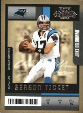 Jake Delhomme #16 Football Cards 2004 Playoff Contenders