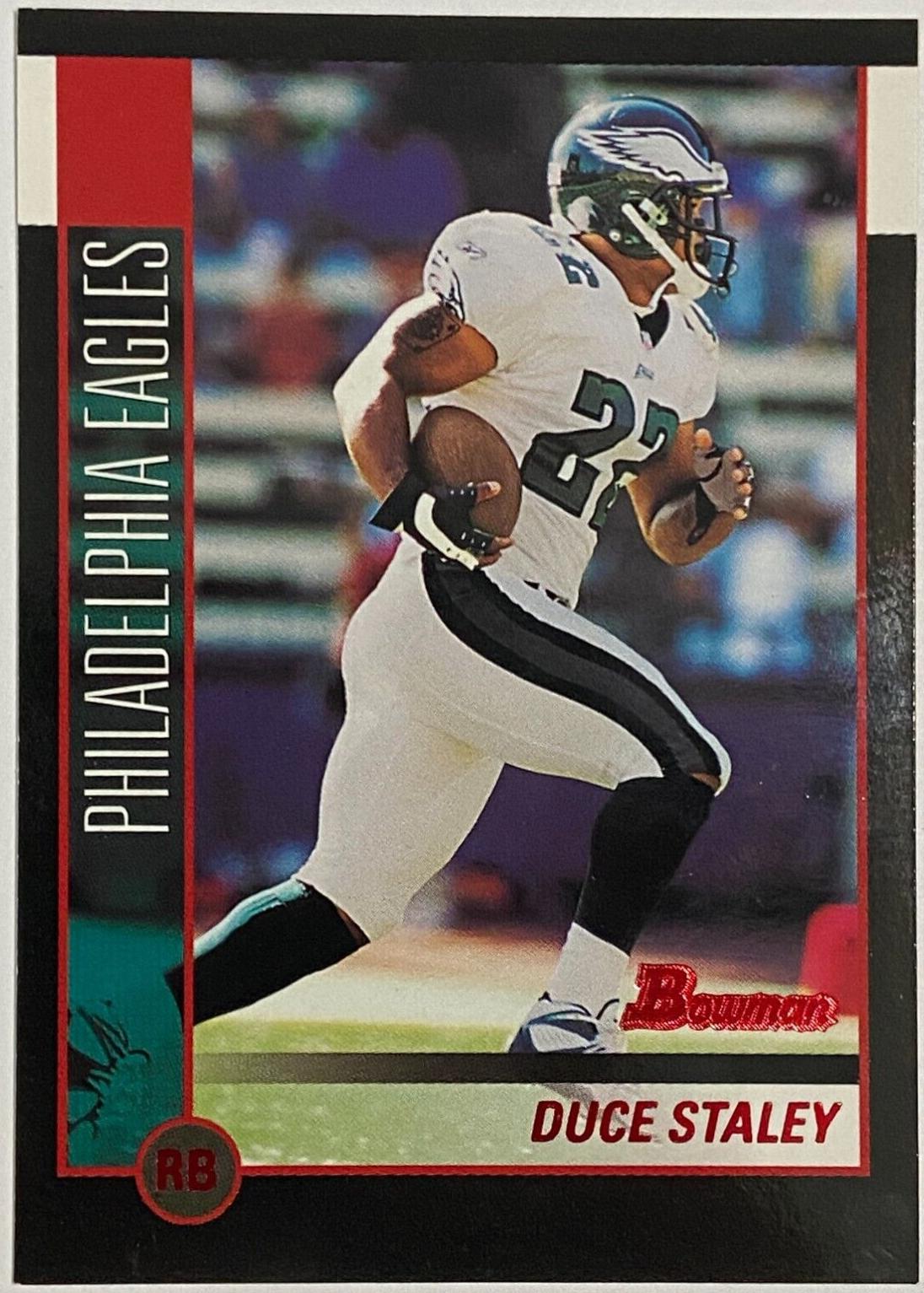 Duce Staley #3 Football Cards 2002 Bowman