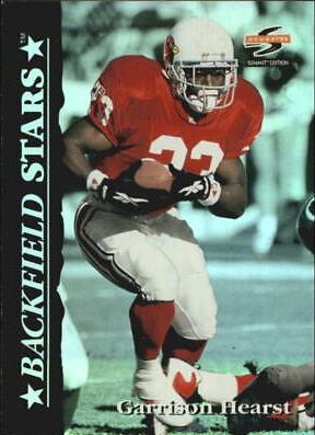 Garrison Hearst #7 Football Cards 1995 Summit Backfield Stars