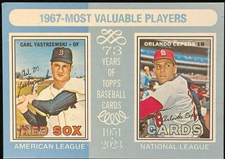 Orlando Cepeda / Carl Yastrzemski