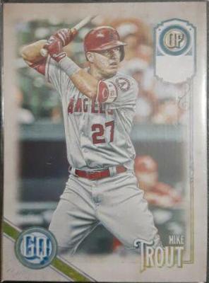 Mike Trout [Missing Nameplate] #1 Baseball Cards 2018 Topps Gypsy Queen