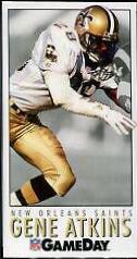 Gene Atkins #28 Football Cards 1992 Fleer Gameday