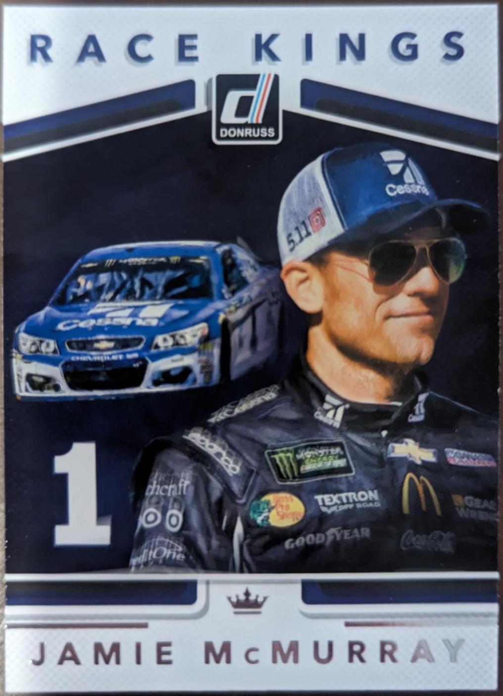 Jamie McMurray #4 Racing Cards 2018 Panini Donruss Nascar