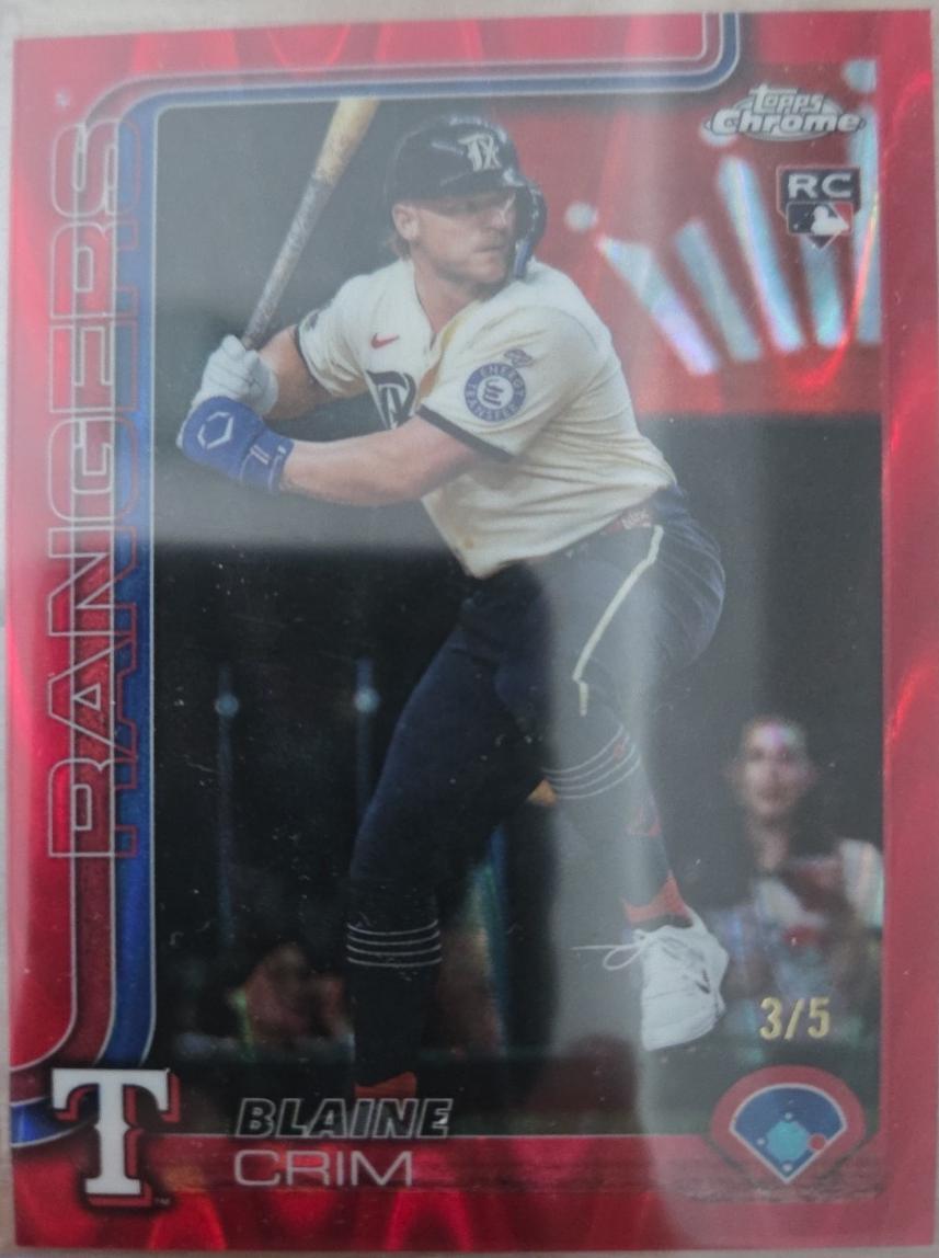 Blaine Crim [Red Wave Refractor] #USC83