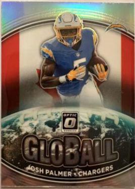 Josh Palmer #GB-15 Football Cards 2021 Panini Donruss Optic GloBall