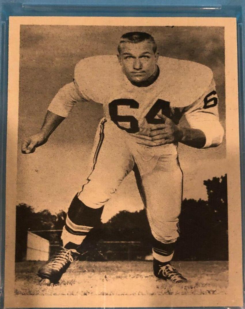Bill Krisher Football Cards 1961 Fleer Wallet Pictures