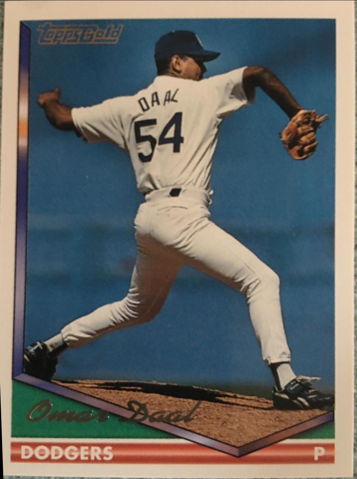 Omar Daal #29 Baseball Cards 1994 Topps Gold