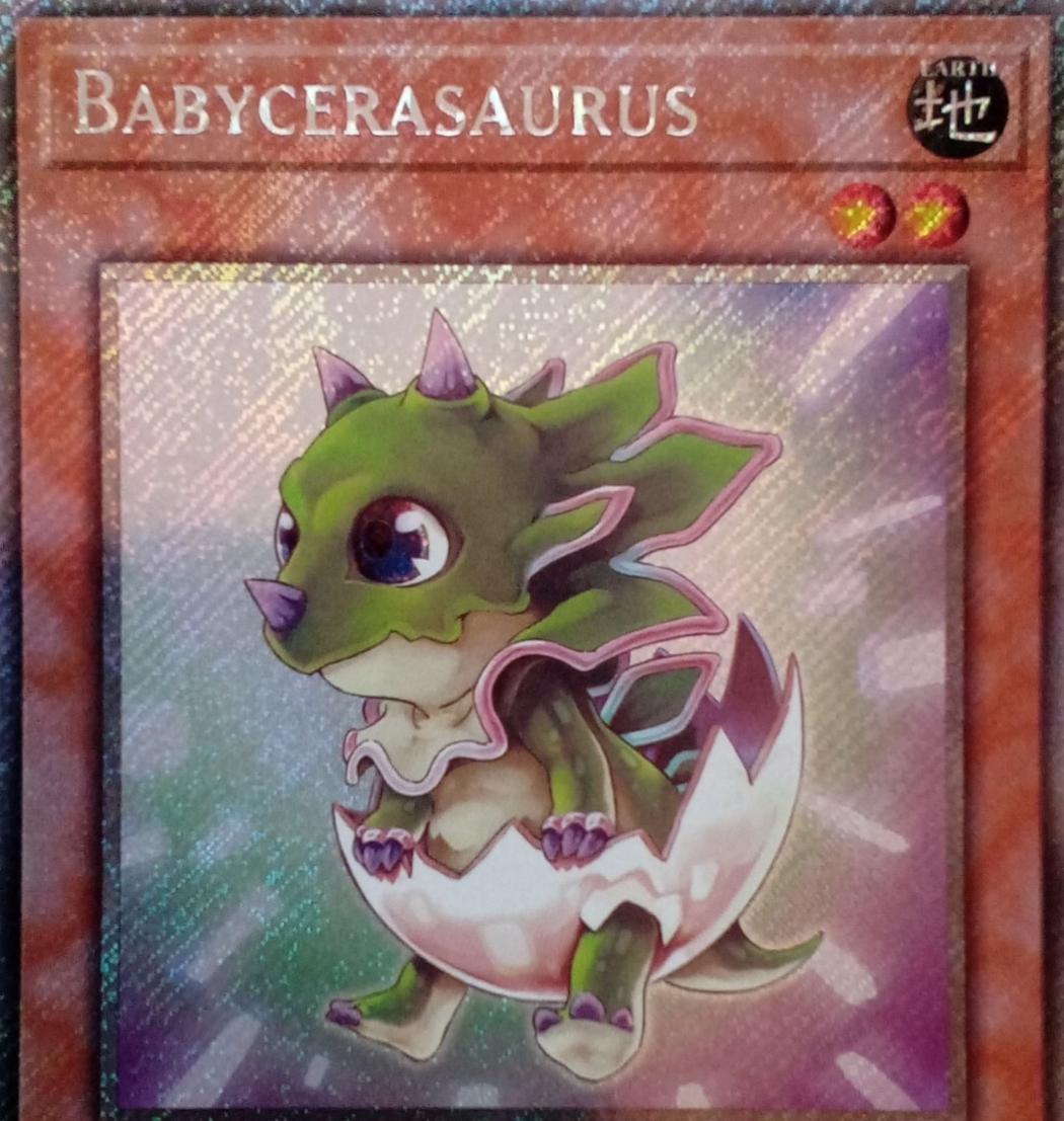 Babycerasaurus RA04-EN131 YuGiOh Quarter Century Stampede