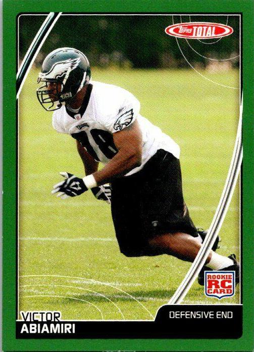 Victor Abiamiri #514 Football Cards 2007 Topps Total
