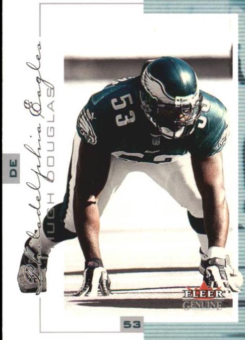 Hugh Douglas #24 Football Cards 2001 Fleer Genuine