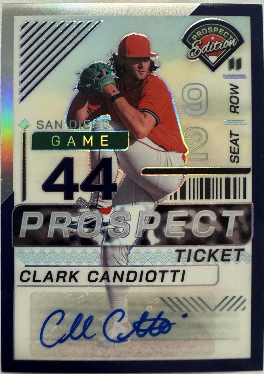 Clark Candiotti [Purple Holo Ticket Signature] #85