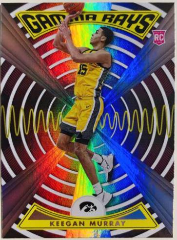 Keegan Murray #ZG-KMU Basketball Cards 2022 Panini Chronicles Draft Picks Gamma Rays