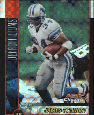 James Stewart #8 Football Cards 2002 Bowman Chrome