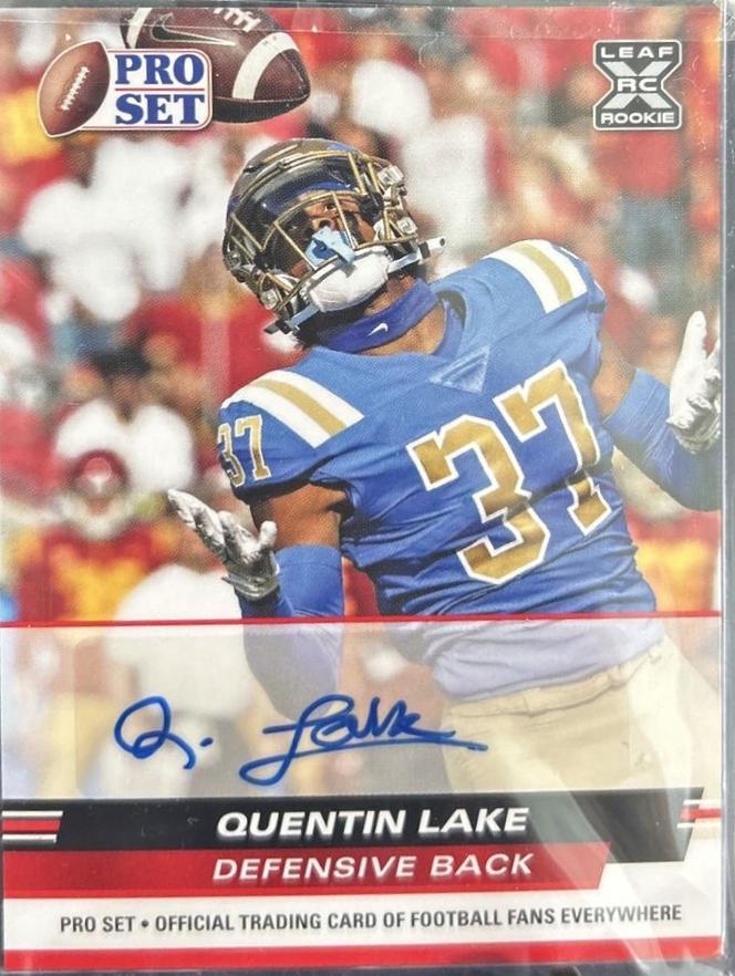 Quentin Lake [Red] #PSA-QL1 Prices | 2022 Pro Set Draft Autograph ...