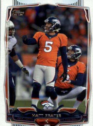 Matt Prater #132 Football Cards 2014 Topps