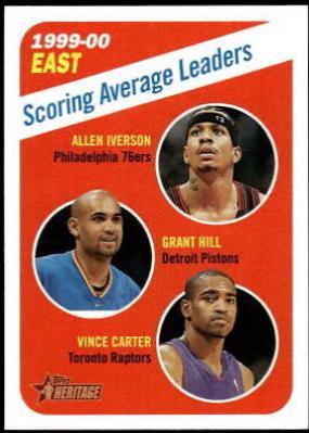 1999-00 East Scoring Average Leaders #139 Basketball Cards 2000 Topps Heritage