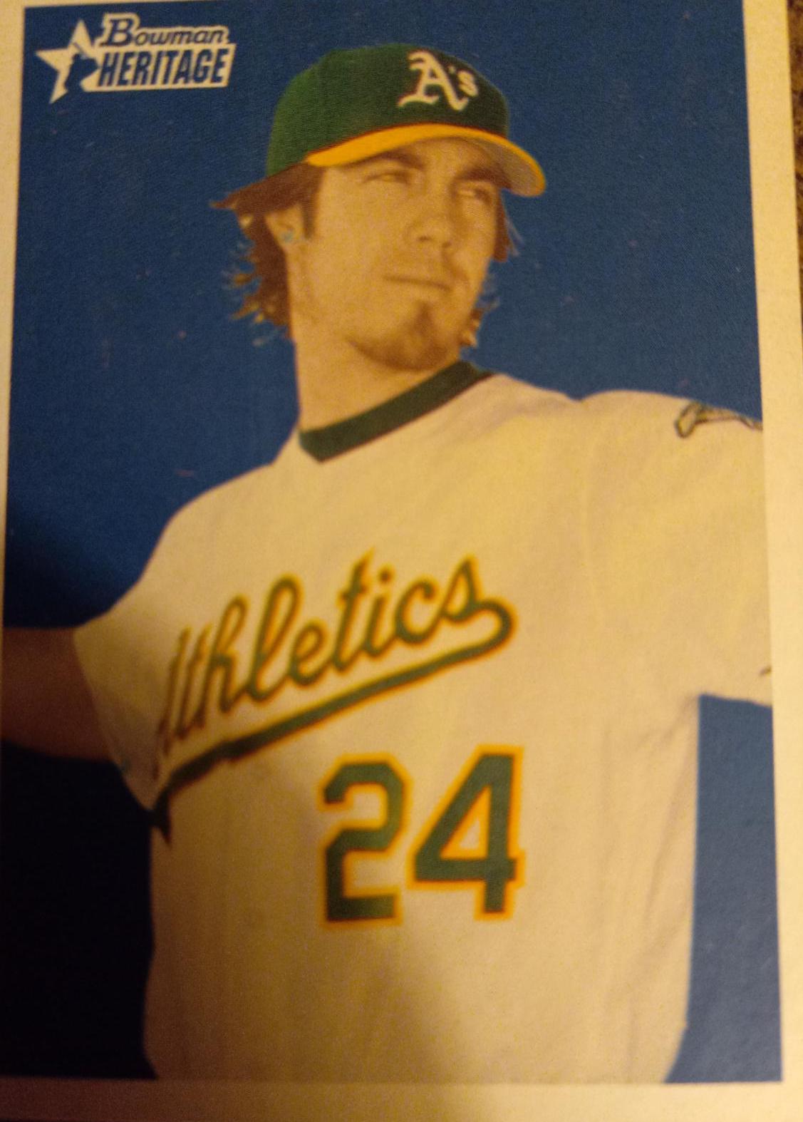 Dan Haren #22 Baseball Cards 2006 Bowman Heritage