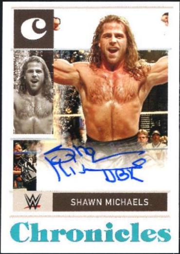 Shawn Michaels #CS-SHM Wrestling Cards 2022 Panini Chronicles WWE Signatures