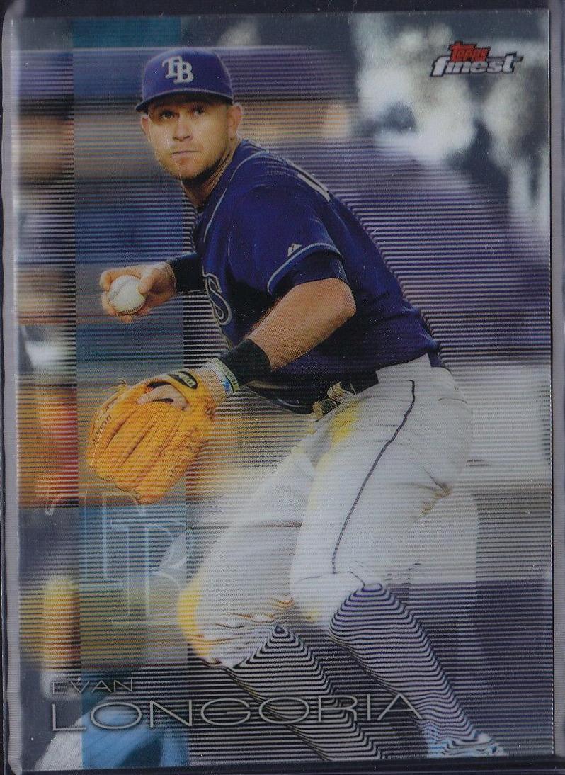 Evan Longoria #5 Baseball Cards 2016 Topps Finest