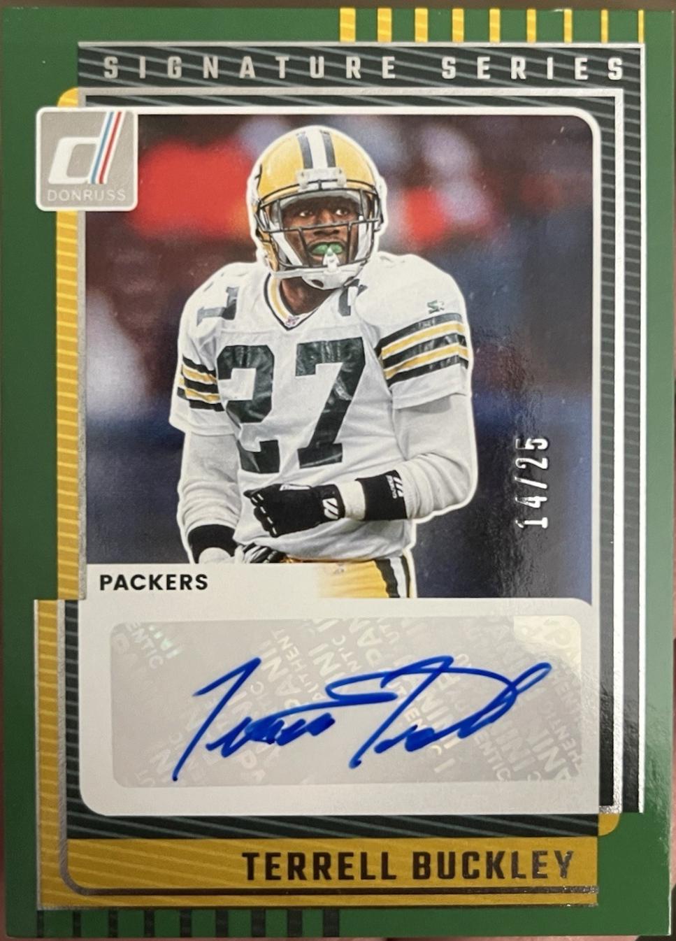 Terrell Buckley [Green] #SS-TBY