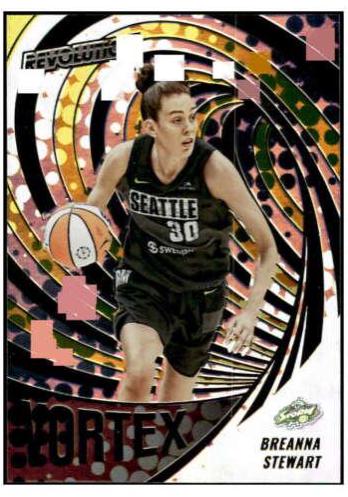 Breanna Stewart #8 Basketball Cards 2022 Panini Revolution WNBA Vortex