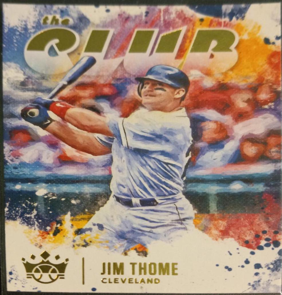 Jim Thome #TC-7 Baseball Cards 2021 Panini Diamond Kings The Club