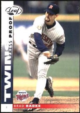 Brad Radke #30 Baseball Cards 2002 Leaf
