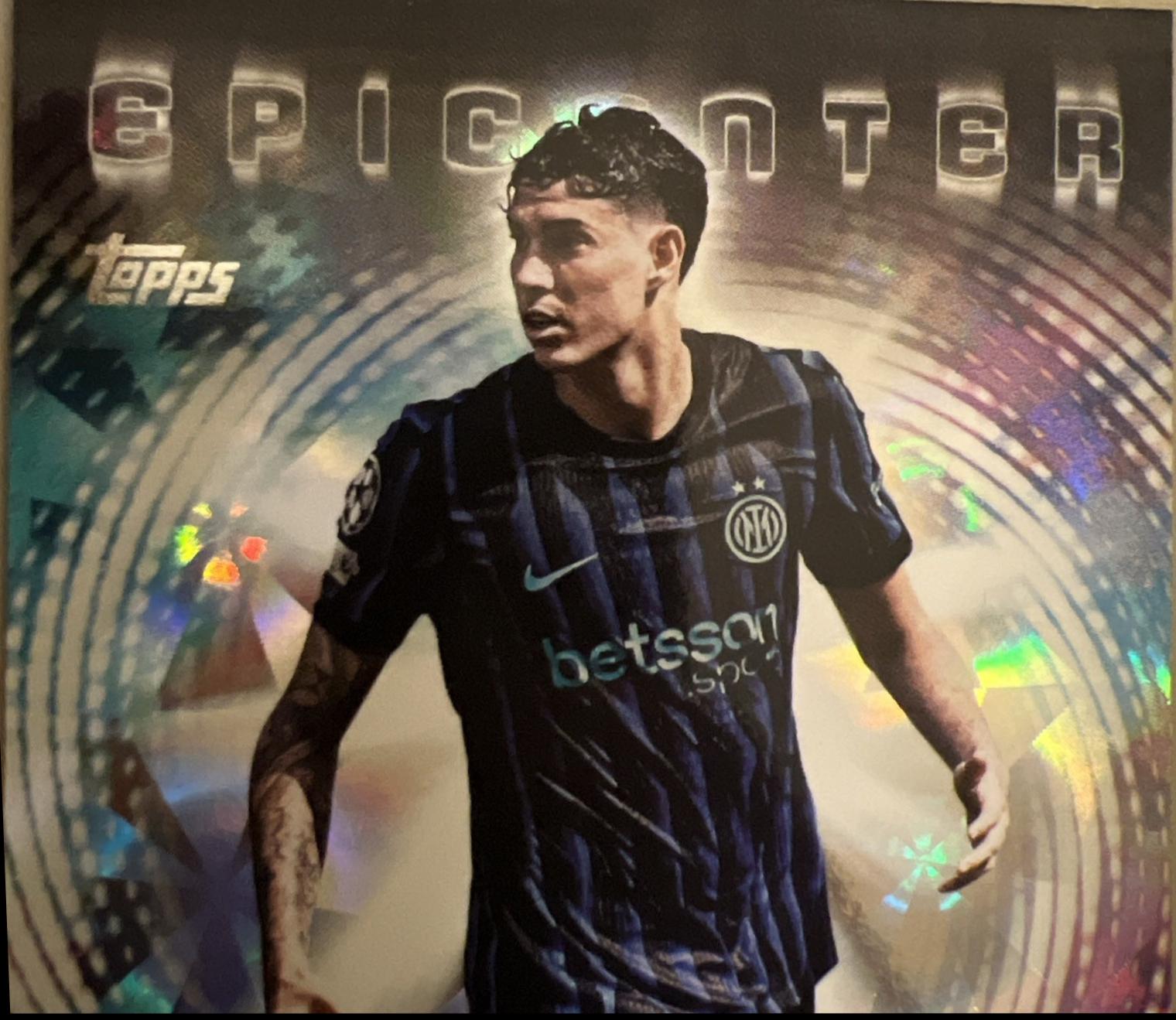 Alessandro Bastoni #EC-21 2025 Topps UEFA Epicenter