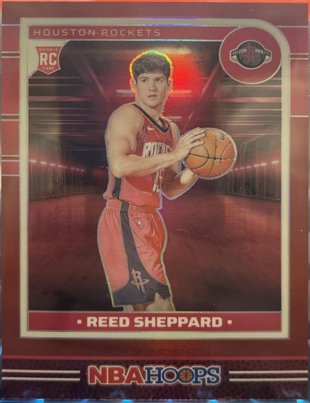 Reed Sheppard [Red Explosion] #233 Prices | 2024 Panini NBA Hoops ...