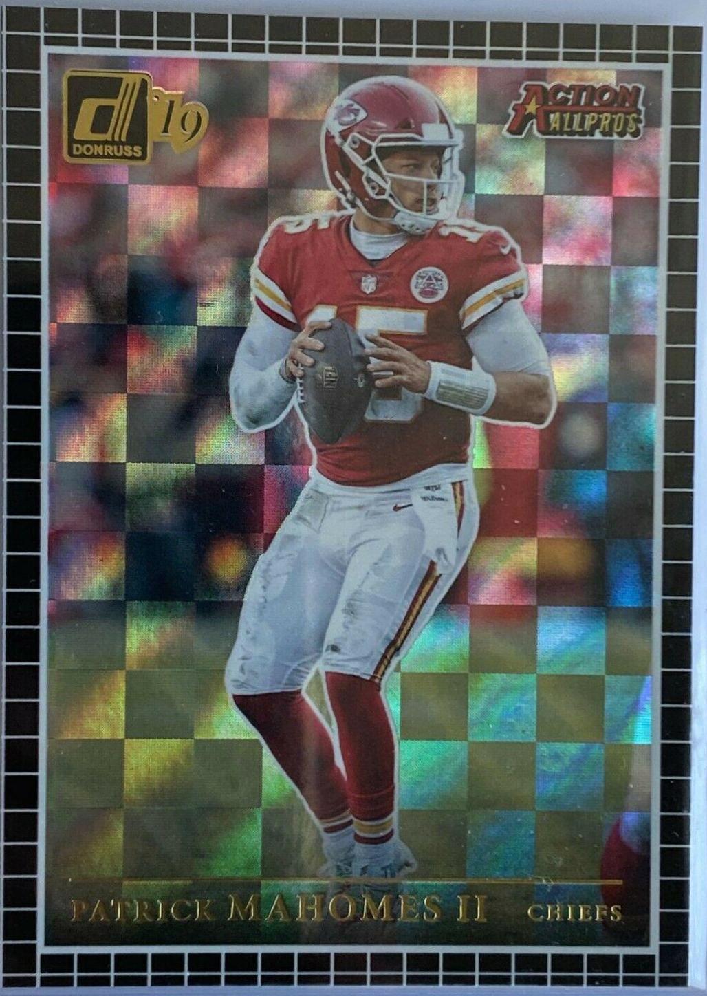 Patrick Mahomes II #AAP 6 Football Cards 2019 Donruss Action All Pros Autographs