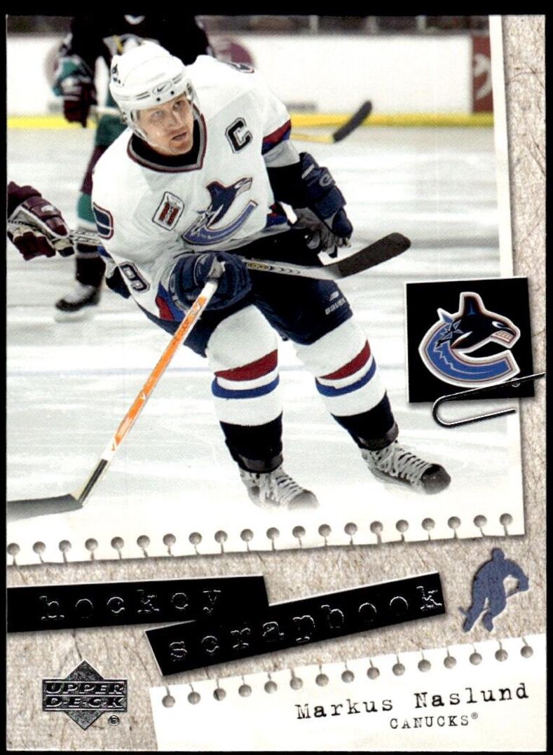 Markus Naslund #HS22 Hockey Cards 2005 Upper Deck Hockey Scrapbook