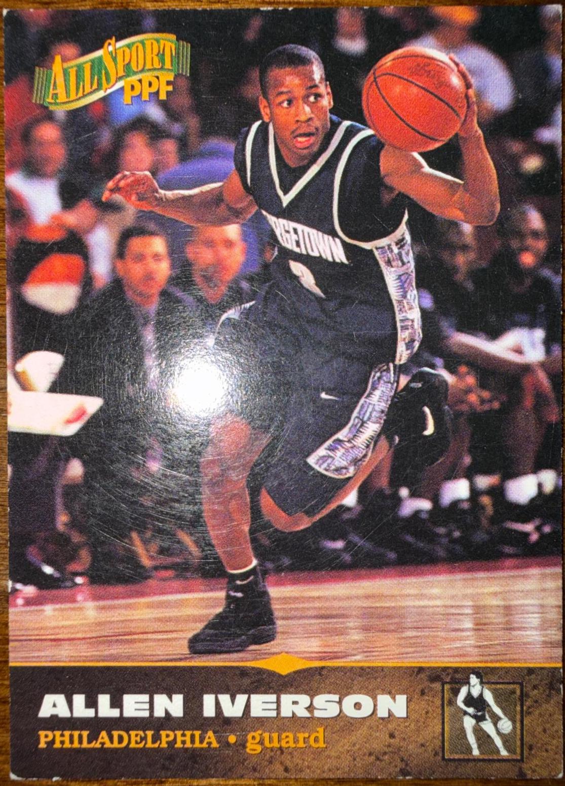 Allen Iverson #7 1996 Score Board All Sport Ppf Basketball