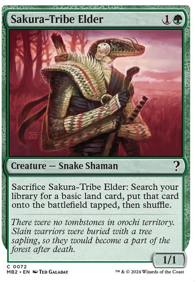 Sakura-Tribe Elder #72 Magic Mystery Booster 2