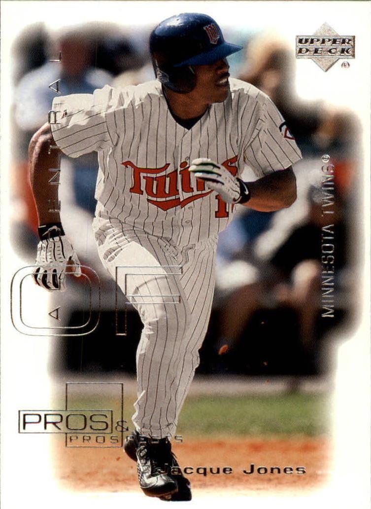 Jacque Jones #36 Baseball Cards 2000 UD Pros & Prospects