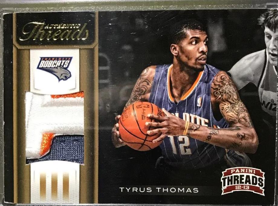 Tyrus Thomas Threads Authentic #14 Basketball Cards 2012 Panini Threads Authentic Threads