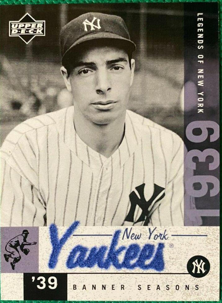 Joe DiMaggio #141 Baseball Cards 2001 Upper Deck Legends of NY