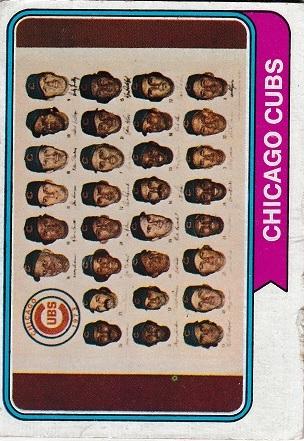 1974 Topps Cubs Team #211 card