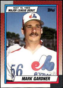 Mark Gardner #41 Baseball Cards 1990 Topps Major League Debut