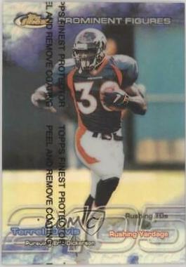 Terrell Davis #PF40 1999 Topps Finest Prominent Figures Football