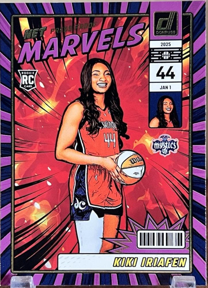2025 Panini Donruss WNBA Net Marvels Kiki Iriafen [Press Proof] #16 card