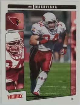 Joel Makovicka #6 Football Cards 2001 Upper Deck Victory