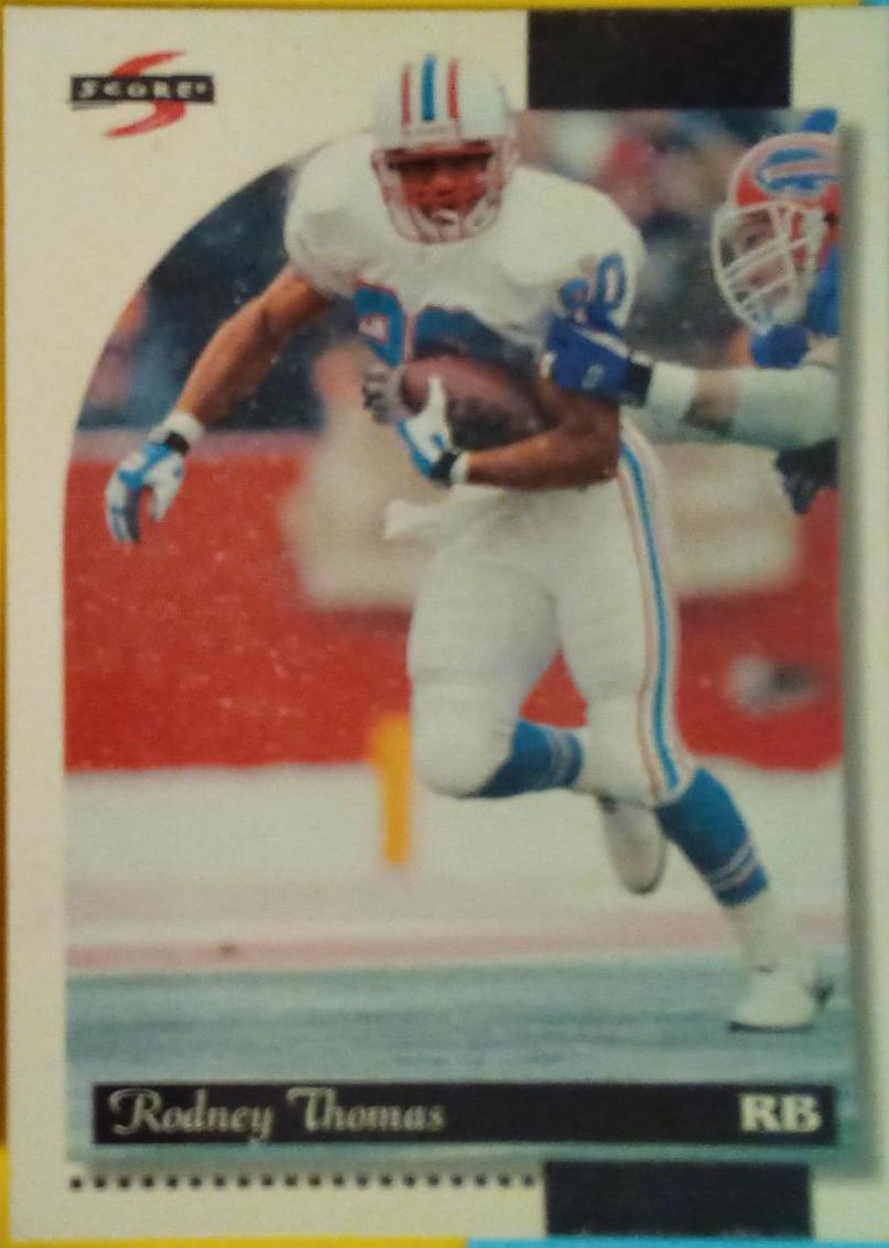 Rodney Thomas #15 Football Cards 1996 Panini Score