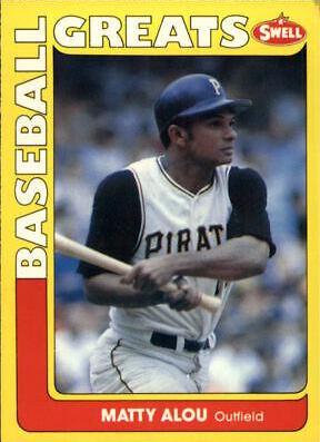 Matty Alou #2 Baseball Cards 1991 Swell Greats
