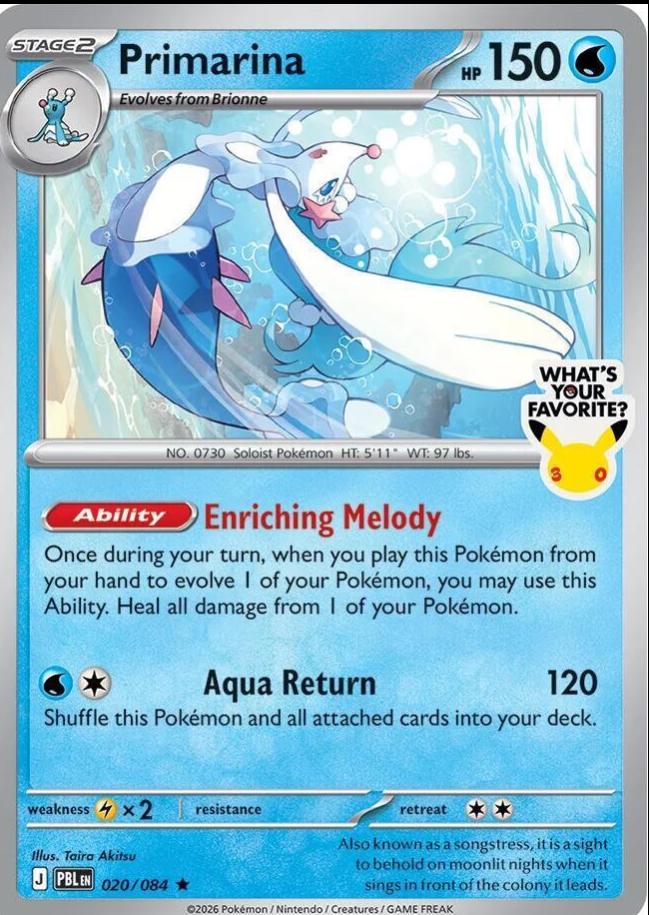 Primarina [What's Your Favorite]