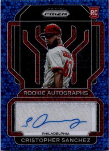 Cristopher Sanchez [Blue Donut Circles Prizm] #RA-SZ
