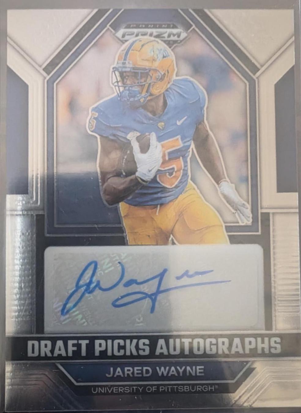 Jared Wayne #DPA-JAW Football Cards 2023 Panini Prizm Draft Picks Autographs