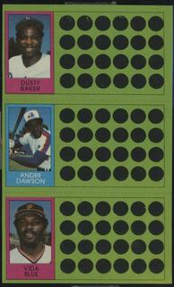 Andre Dawson, Dusty Baker, Vida Blue